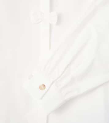 Kresi bow-detail cotton poplin shirt | Donsje