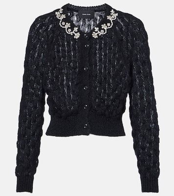 Embellished mohair-blend cardigan | Simone Rocha