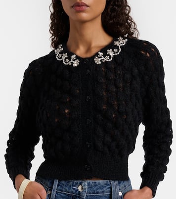 Embellished mohair-blend cardigan | Simone Rocha