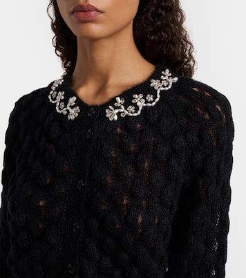 Embellished mohair-blend cardigan | Simone Rocha