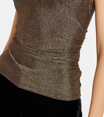 Mylie glitter jersey top | Veronica Beard