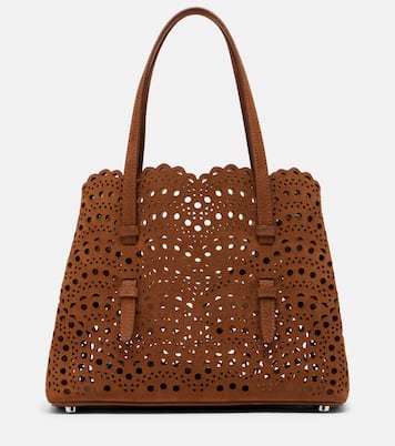 Tote Bag Mina 25 Vienne Wave aus Leder | Alaïa