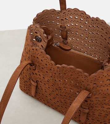 Tote Bag Mina 25 Vienne Wave aus Leder | Alaïa