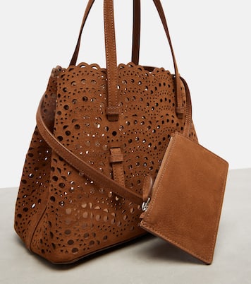 Tote Bag Mina 25 Vienne Wave aus Leder | Alaïa