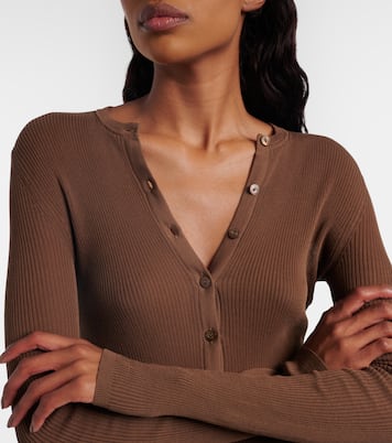 Ribbed-knit cotton Henley shirt | Gucci