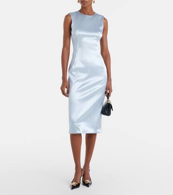 Robe midi en satin | Dolce&Gabbana