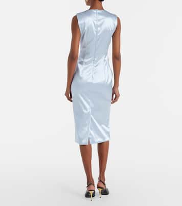 Robe midi en satin | Dolce&Gabbana