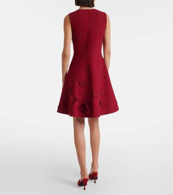 Floral knitted minidress | Oscar de la Renta