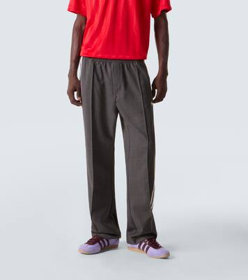 x Wales Bonner wool-blend flared pants | Adidas