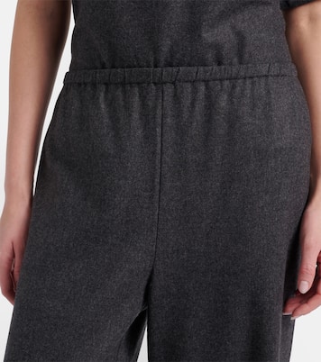 Austin wool and cashmere wide-leg pants | Asceno
