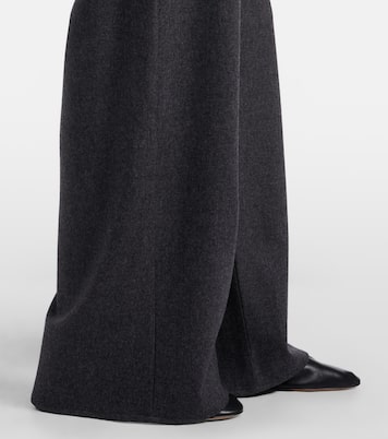 Austin wool and cashmere wide-leg pants | Asceno