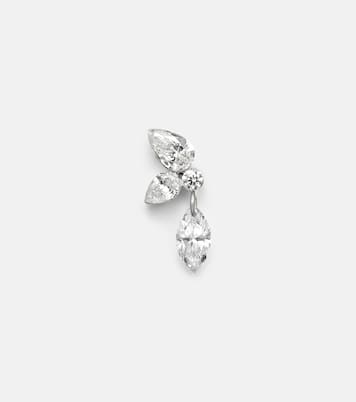 18kt white gold (750/1000) earring with diamonds | Maria Tash