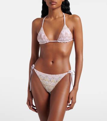 Bikini de lamé en zigzag | Missoni
