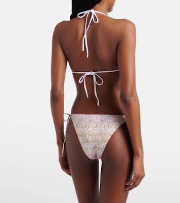 Bikini de lamé en zigzag | Missoni