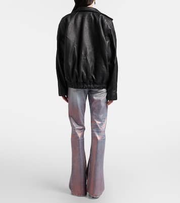 2025F coated bootcut jeans | Acne Studios