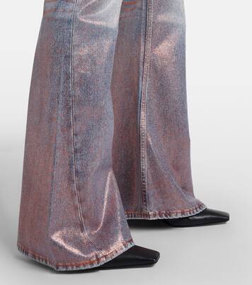 2025F coated bootcut jeans | Acne Studios