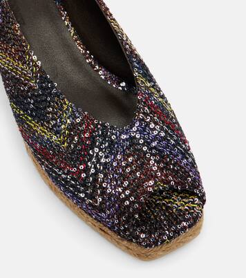 Joy 30 sequined espadrille wedges | Missoni