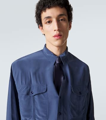 Silk satin tie | Saint Laurent
