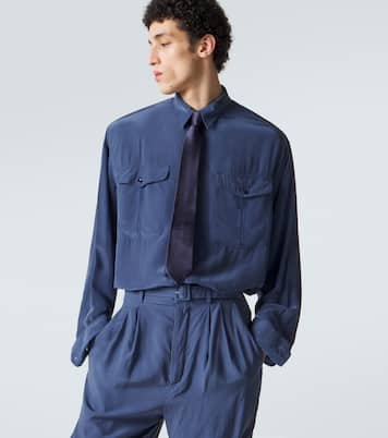 Silk satin tie | Saint Laurent