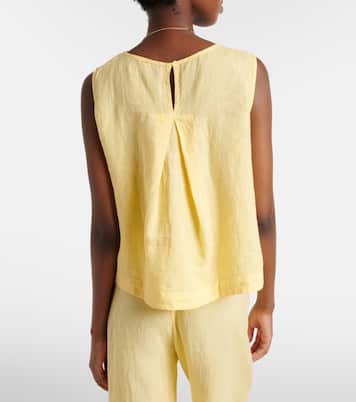 Top Maxine aus Leinen | Velvet