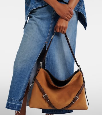 Voyou M号绒面革单肩包 | Givenchy