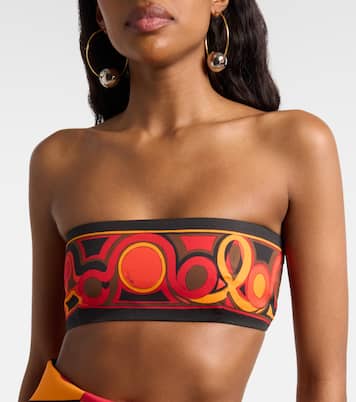 Bandeau-Top Manuba aus Baumwolle | Pucci