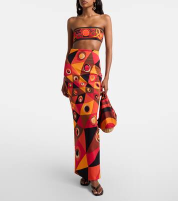 Bandeau-Top Manuba aus Baumwolle | Pucci