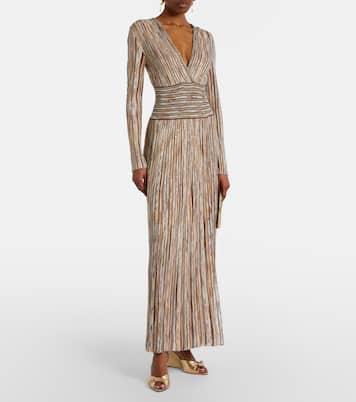 Mules compensées Livi en cuir métallisé | Jimmy Choo