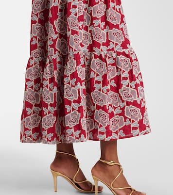 Embroidered cotton-blend shirt dress | Erdem