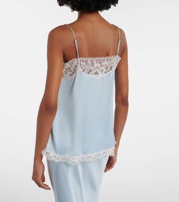 Top lencero Hanna de satén con encaje | Faithfull