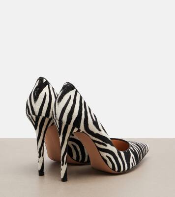Gianvito zebra-print calf hair pumps | Gianvito Rossi