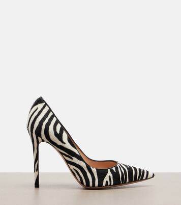 Gianvito zebra-print calf hair pumps | Gianvito Rossi