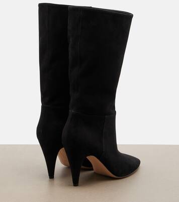 Elise suede mid-calf boots | Gianvito Rossi