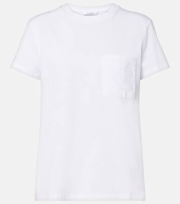 T-shirt Monogram en coton | Max Mara