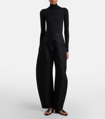Invisible embellished leather sandals | Alaïa