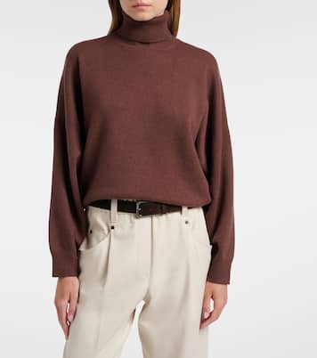 Monili cashmere turtleneck sweater | Brunello Cucinelli