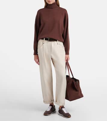 Monili cashmere turtleneck sweater | Brunello Cucinelli