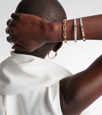 Pulsera Move Link de oro de 18 ct con diamantes | Messika