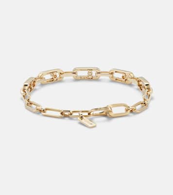 Pulsera Move Link de oro de 18 ct con diamantes | Messika