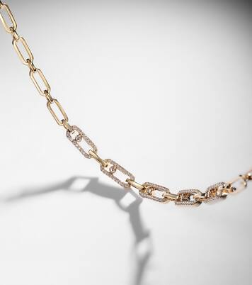 Pulsera Move Link de oro de 18 ct con diamantes | Messika