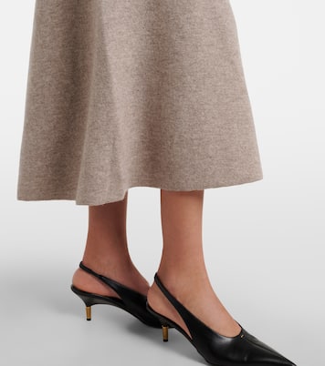 Wool and cashmere midi skirt | Jardin des Orangers