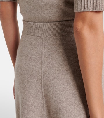 Wool and cashmere midi skirt | Jardin des Orangers