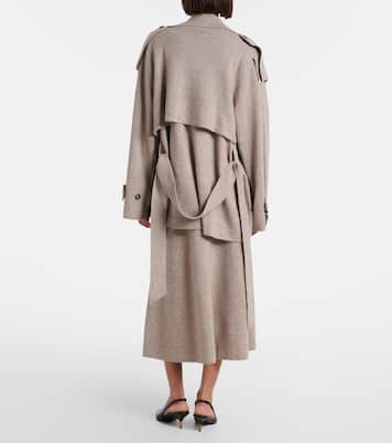 Wool and cashmere midi skirt | Jardin des Orangers