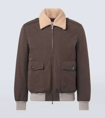 Blouson mit Shearling-Besatz | Brunello Cucinelli