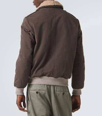 Blouson mit Shearling-Besatz | Brunello Cucinelli