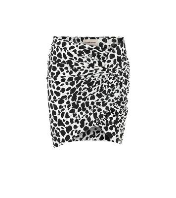 Animal-print stretch-jersey miniskirt | Alexandre Vauthier