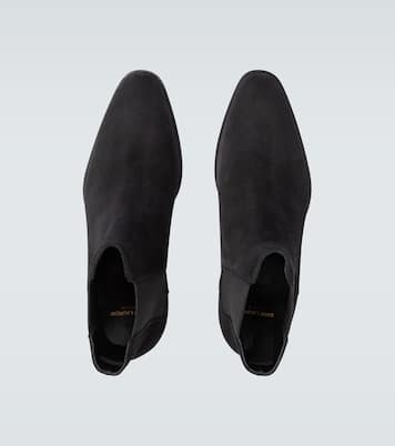 Bottines Chelsea Wyatt en daim | Saint Laurent