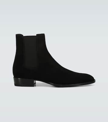 Bottines Chelsea Wyatt en daim | Saint Laurent