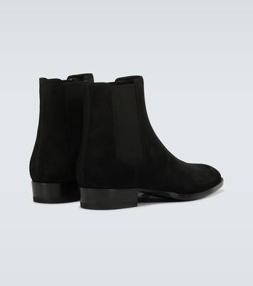 Bottines Chelsea Wyatt en daim | Saint Laurent