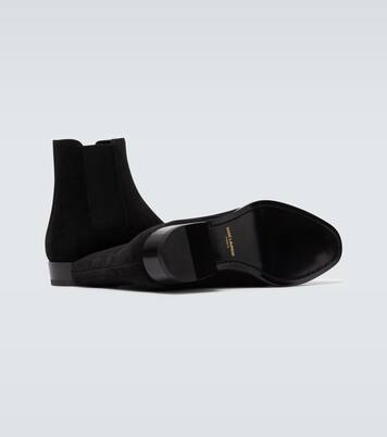 Bottines Chelsea Wyatt en daim | Saint Laurent